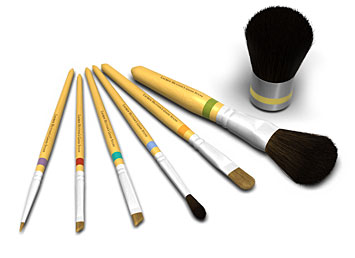 makeup brushes