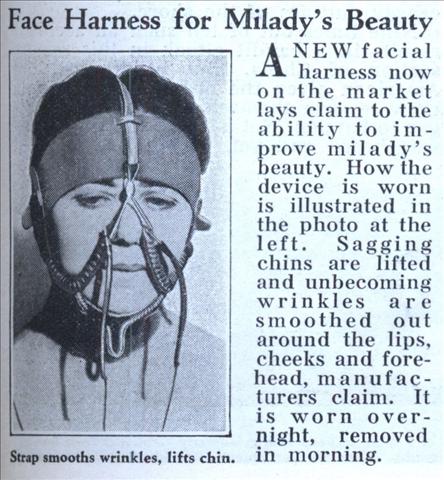 Scary Facial Harness: aren't you glad that didn't catch on | Beaut.ie