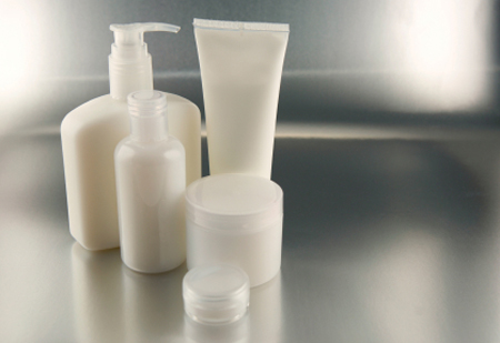 pots and bottles of moisturiser