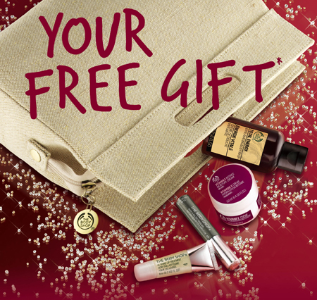 body shop gift with purchase