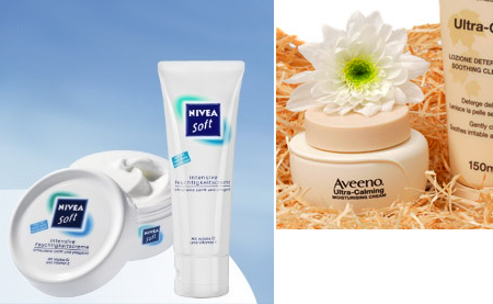 aveeno and nivea