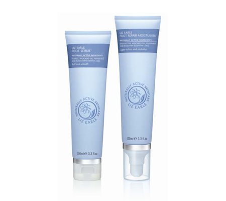 New liz earle foot products