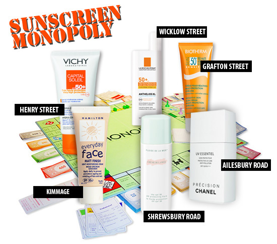 SUNSCREEN monopoly 