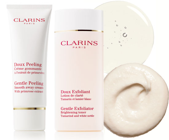 Clarins gommage exfoliant. Пилинг кларанс. Кларанс doux peeling. Clarins лосьон doux Exfoliant. Clarins doux peeling Crème.