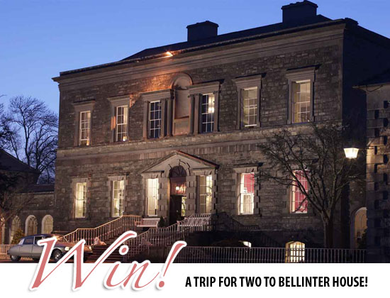 win a trip to bellinter house