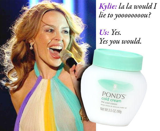Kylie and Ponds Cold Cream