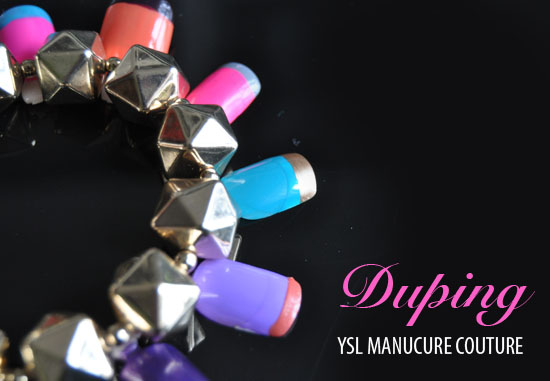 YSL couture manicure dupes