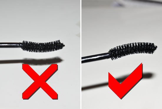 how to use bendy mascara wands