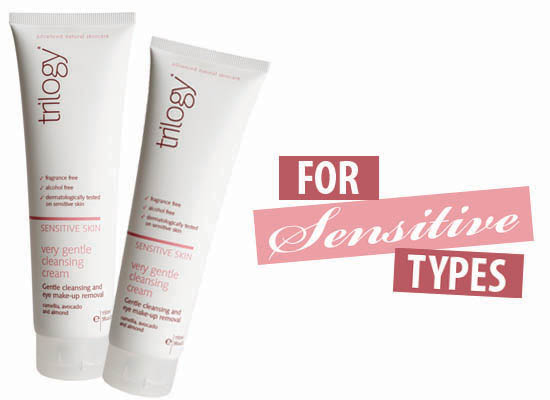 Trilogy sensitive ceansing cream