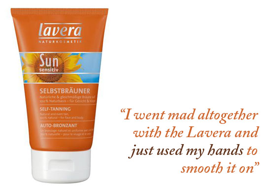 Tan Trials '10: Lavera Self Tanning Lotion & |