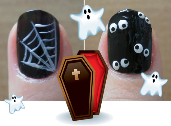 halloween nail art