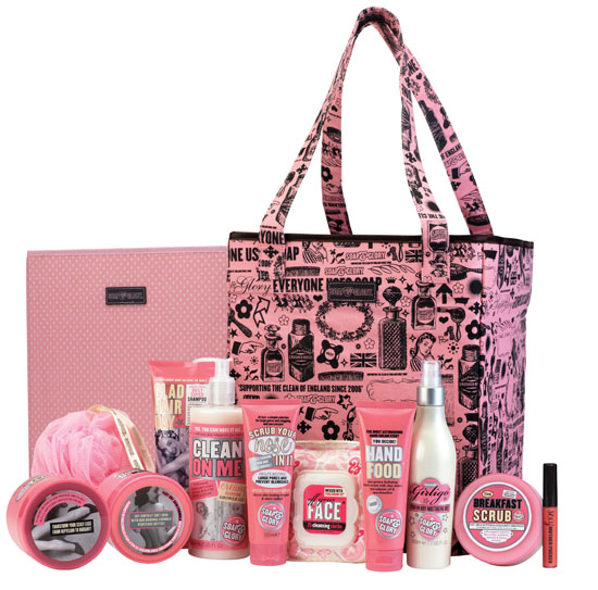 Soap & Glory Pink Big Tote Bag