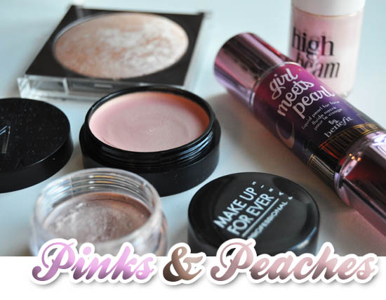 pink facial highlighers