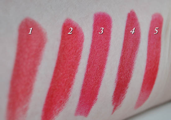 red swatches
