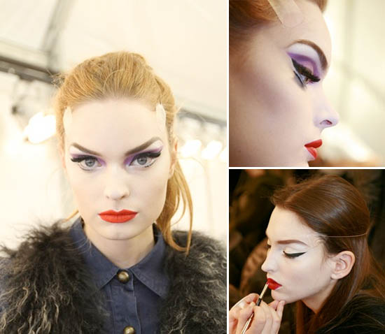 dior backstage looks