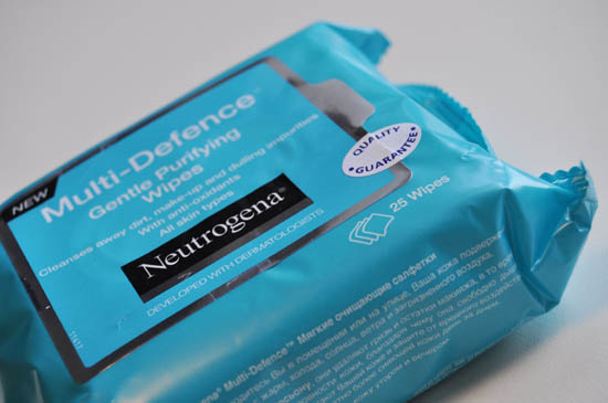 neutrogena multi defence wipes