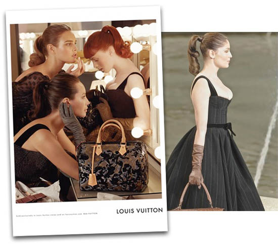 ponytails at Louis Vuitton