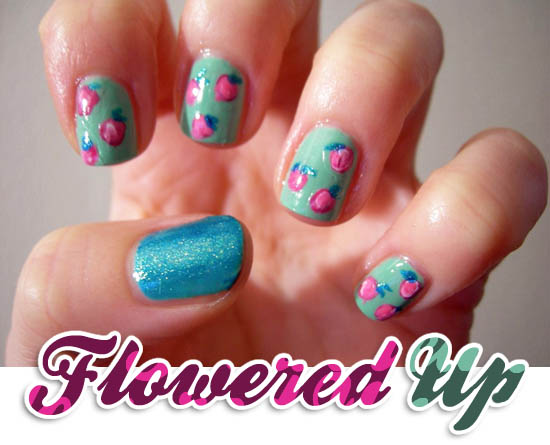 floral nails