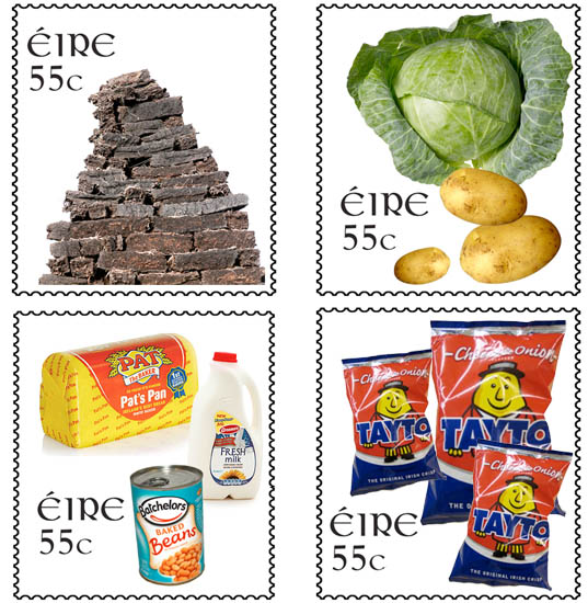 Irish scented stamps