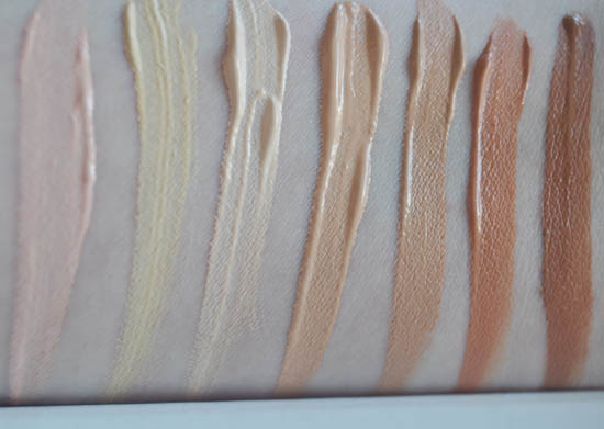 ysl touche eclat concealer swatches 2.5