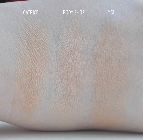 contour swatches