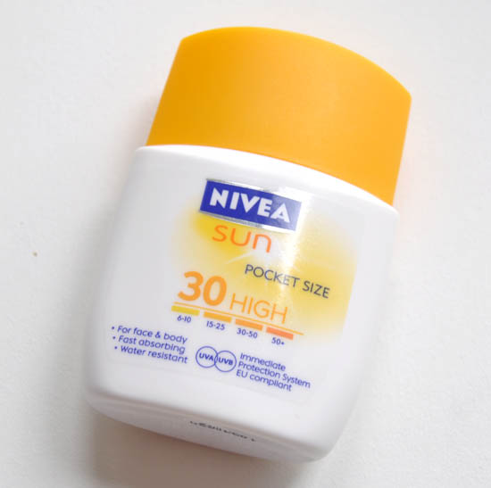 nivea sunblock spf 30