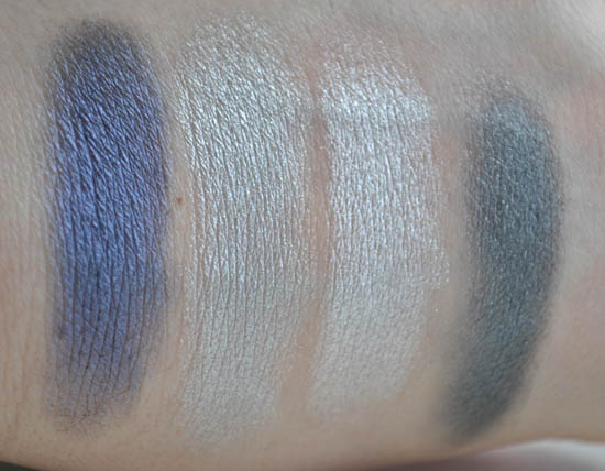 blue swatches