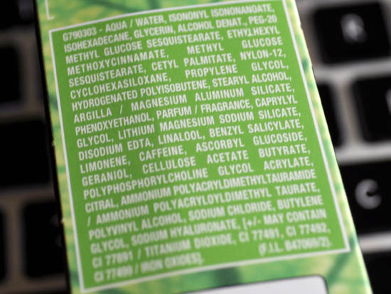 garnier ingredients