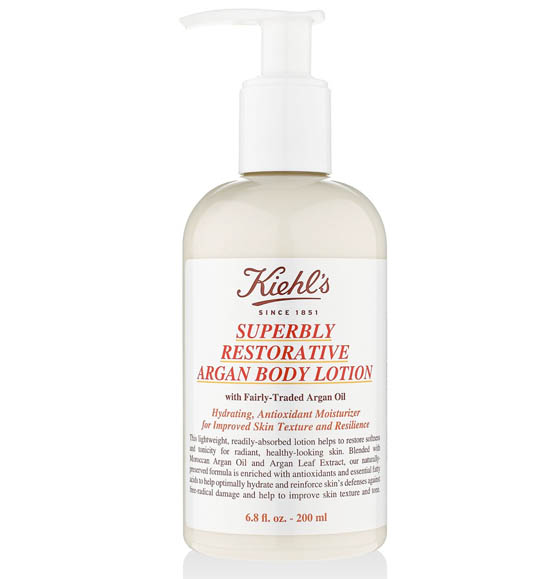 kiehl's superbly restoring argan body lotion