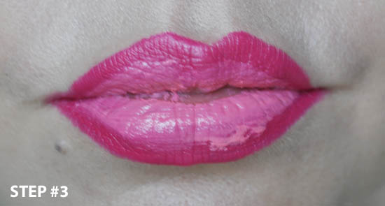 Ombre lip with pretty amazing applied