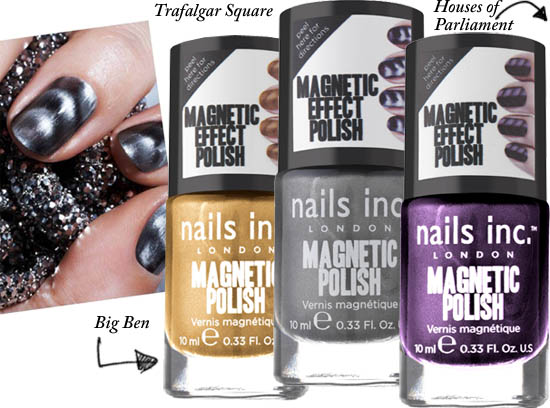 nails inc magnetic polishes