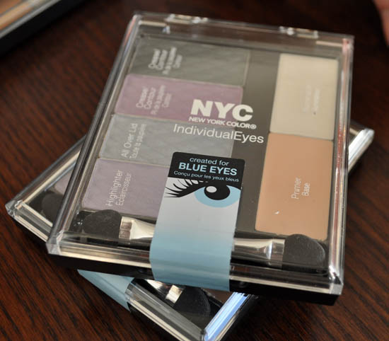 NYC indvidual eyes palette for blue eyes