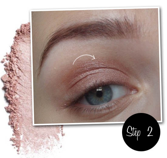natural sexy eyes tutorial: step two