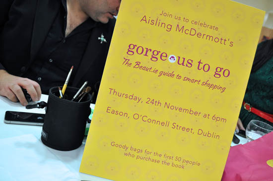 beaut.ie gorgeous to go book signing