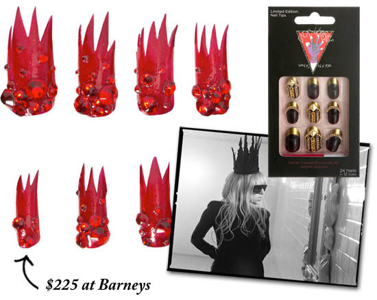 gaga nails at barneys