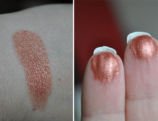 red hot copper swatches