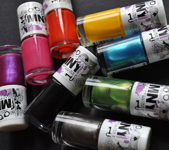 MNY maybelline nail lacquers
