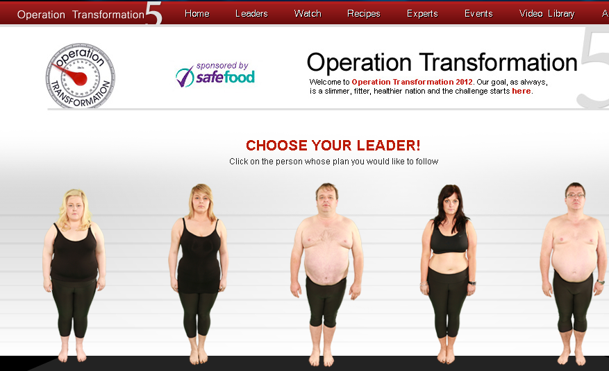 Operation Transformation 2012 Are You Watching Beautie 