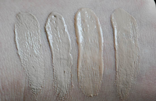 bb cream swatches from skin 79
