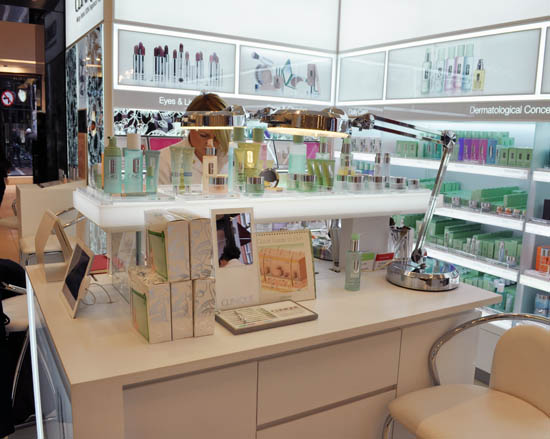 clinique counter, brown thomas dublin