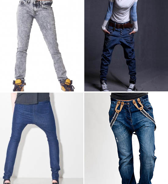 a selection of beautiful, stylish jeans