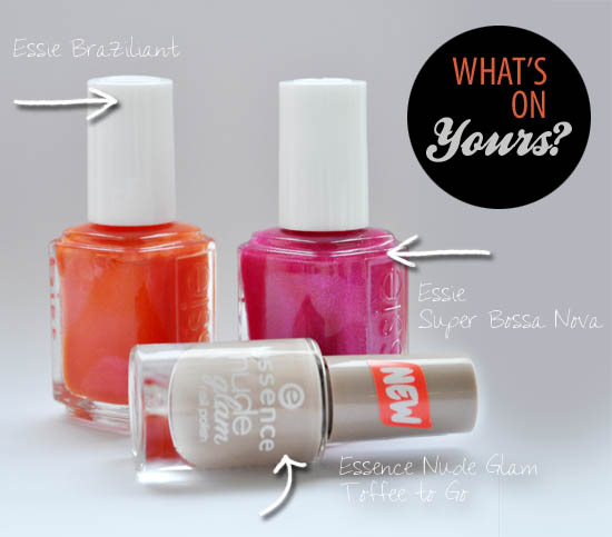 nail products from essie and essence