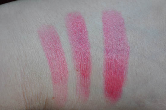 rouge in love swatches