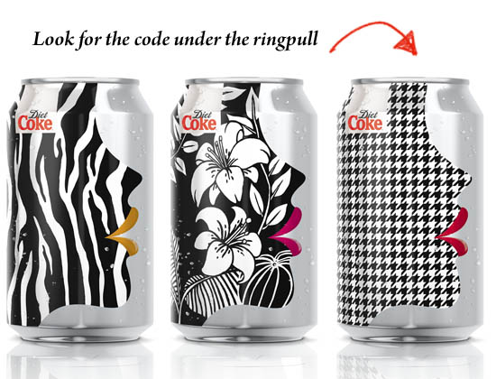 diet coke cans