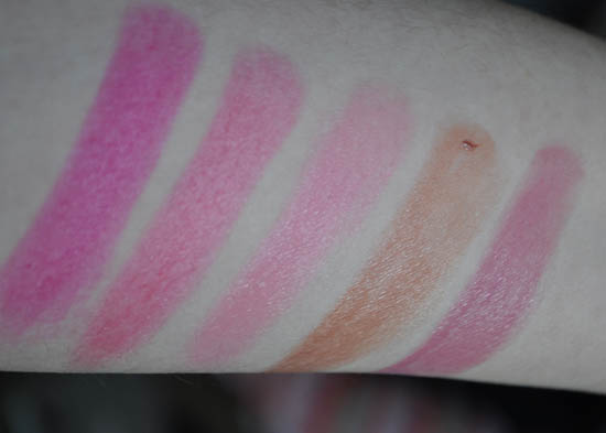 rouge caresse swatches