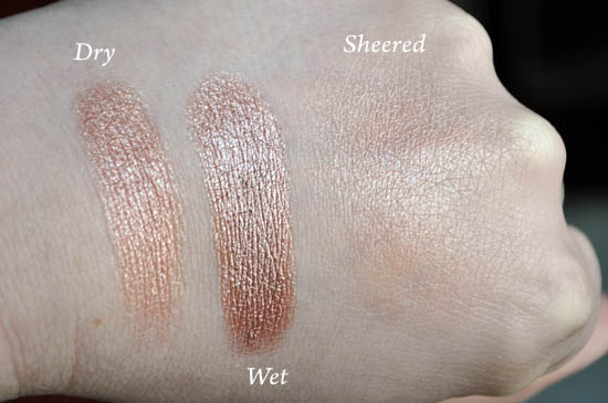 mac in extra dimension skinfinish swatches