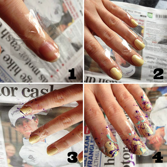 art attack nails: steps 1-4