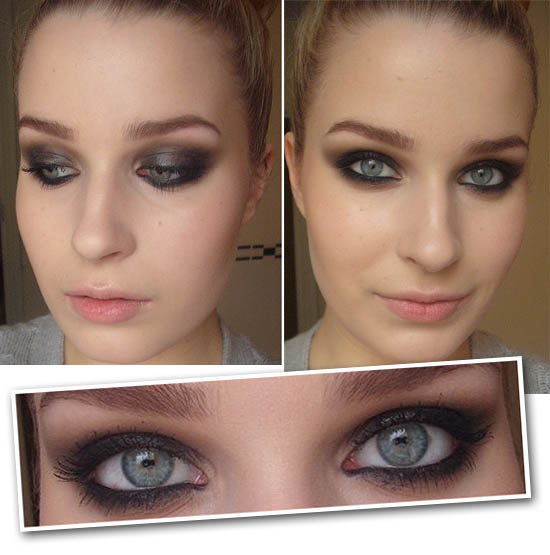 the smokey eye result