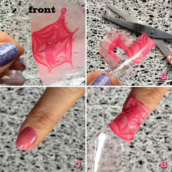 dry water marbling steps 6-8