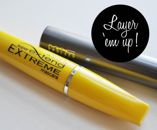 mascara from avon and mac